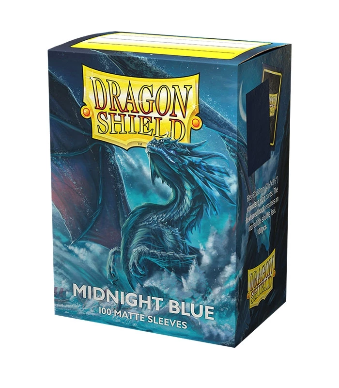 Dragon Shield - Card Sleeves - Matte Midnight Blue 100 Stk.