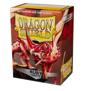 Dragon Shield - Card Sleeves - Matte Ruby 100 Stk.