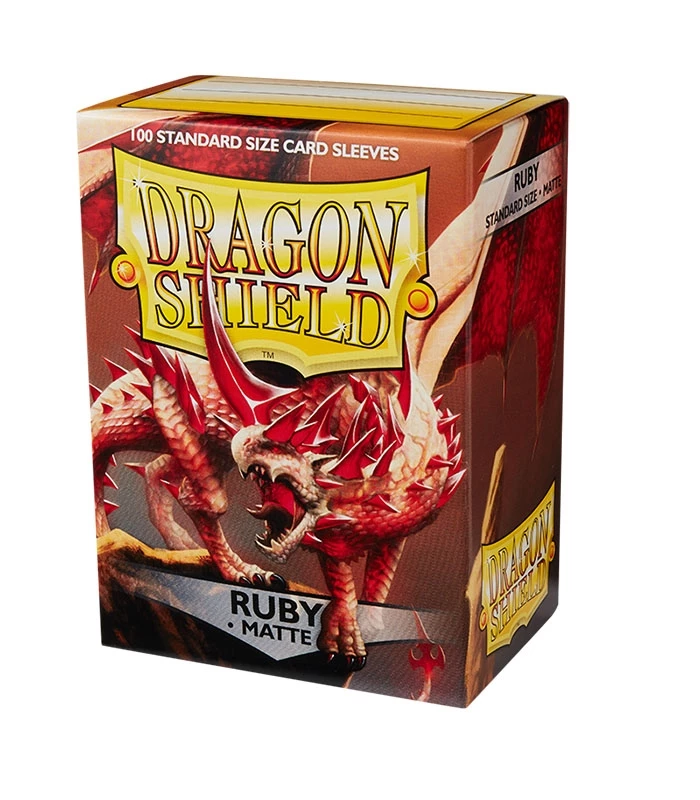 Dragon Shield - Card Sleeves - Matte Ruby 100 Stk.