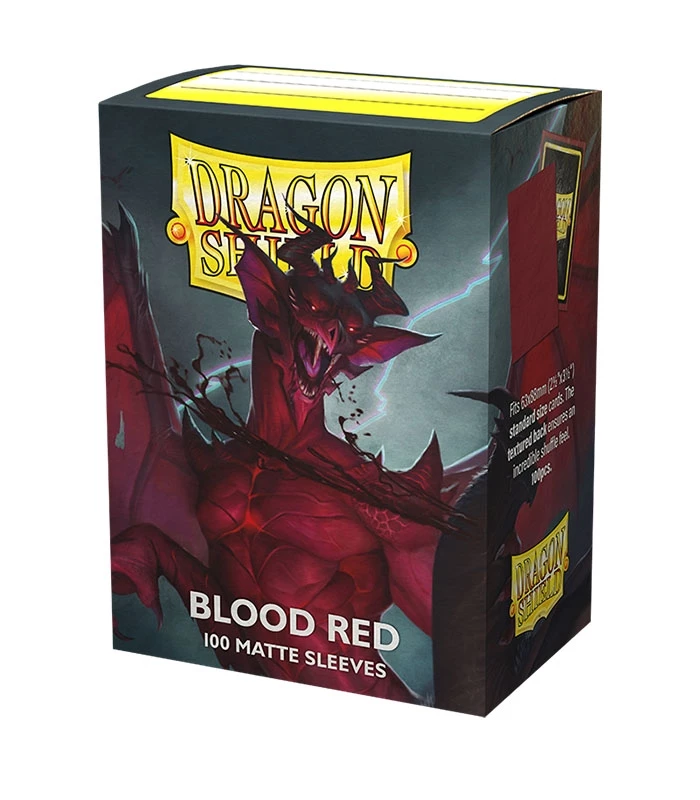 Dragon Shield - Card Sleeves - Matte Blood Red 100 Stk.