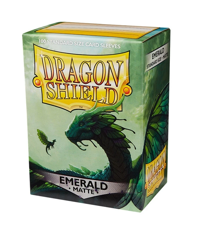 Dragon Shield - Card Sleeves - Matte Emerald 100 Stk.