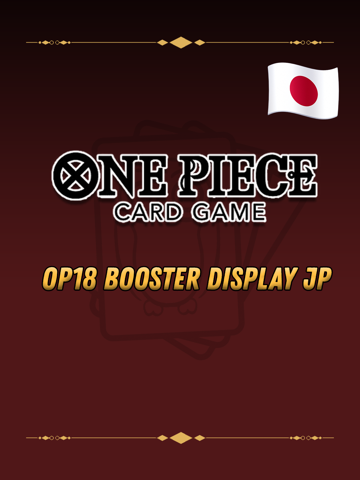 [OP18] Booster Display JP